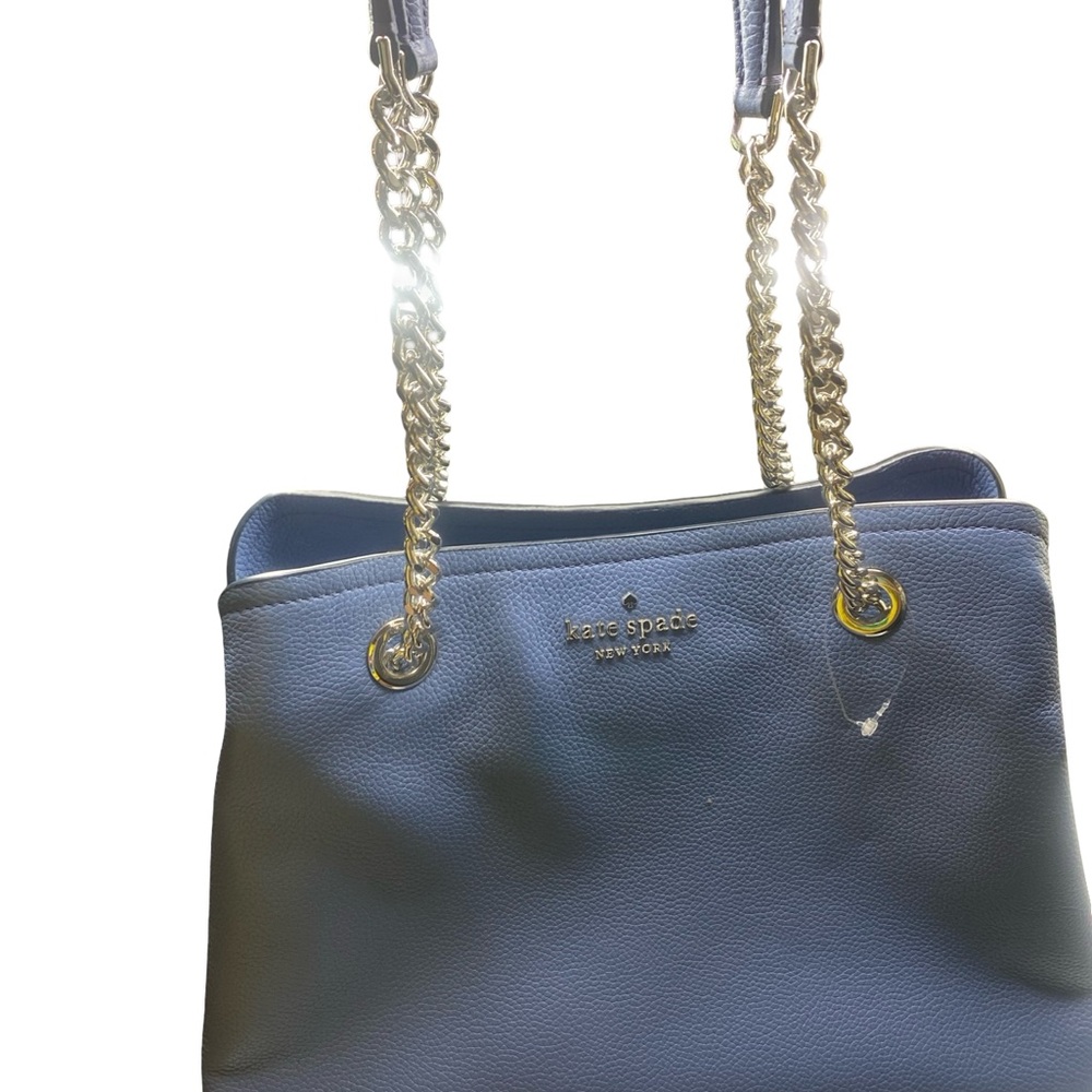 Kate Spade Jordyn Medium Blue Chain Strap Shoulder Bag - Picture 3 of 10